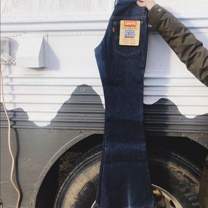 Vintage Deadstock Orange Label Levi’s Bellbottoms